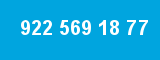 922 569 18 77 922 569 18 77